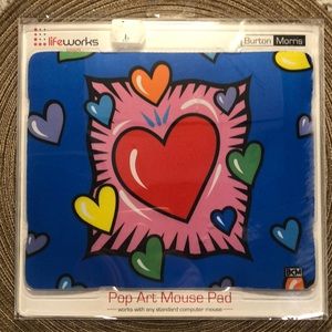 Burton Morris Mouse Pad Heart
